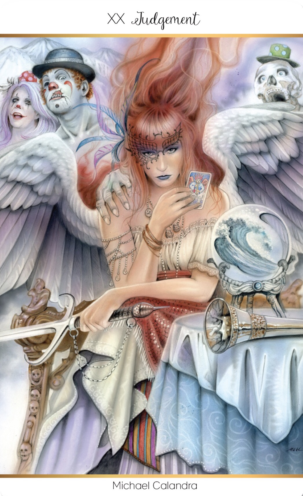 Featured Card Of The Day Judgement 78 Tarot Carnival Cirque Du Tarot Tarot By Cecelia